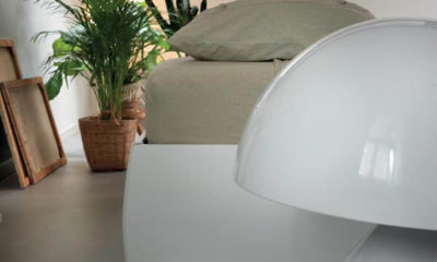 dettaglio giroletto melaminico letto matrimoniale sommier