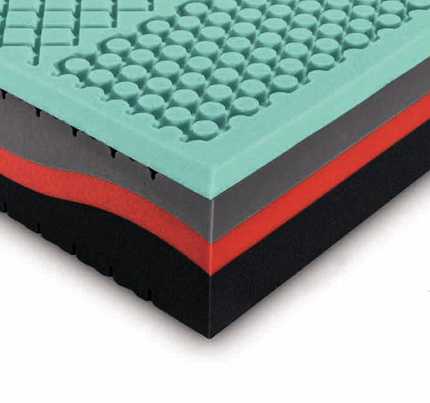 dettaglio materasso memory soyafoam