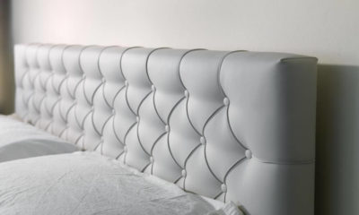 dettaglio testata letto matrimoniale modello carlotta ecopelle