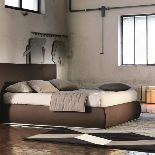 letto matrimoniale giselle plain ecopelle