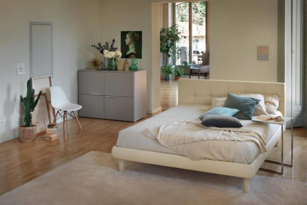 letto matrimoniale malika ecopelle