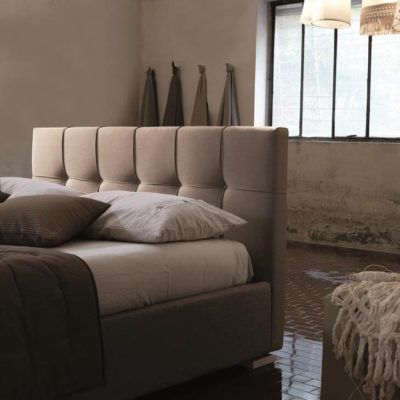 letto matrimoniale malika tessuto