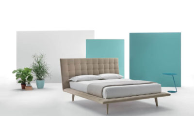 letto matrimoniale mila light trapuntato tessuto