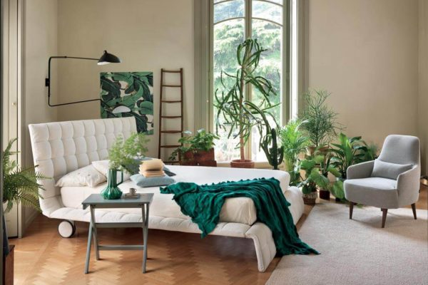 letto matrimoniale mila trapuntato tessuto