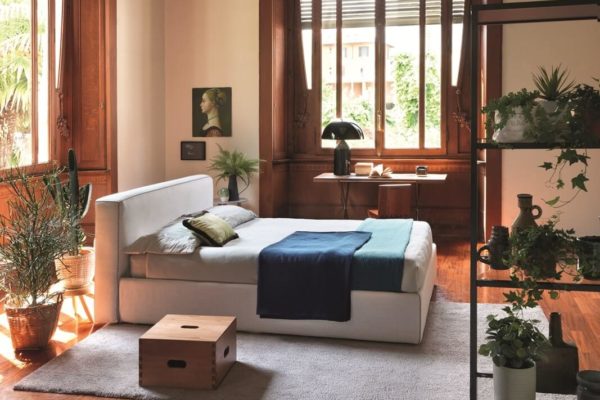 letto matrimoniale tessuto elisabeth