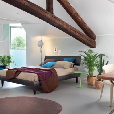 testata legno letto matrimoniale nicole