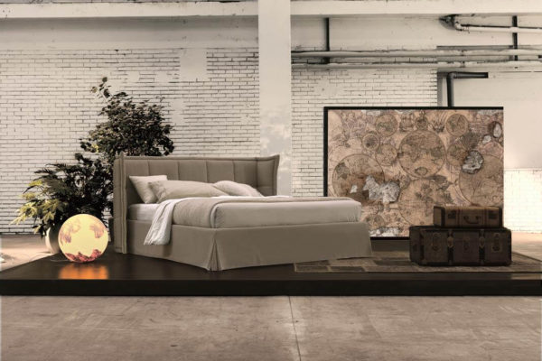 testata snodabile letto matrimoniale maya