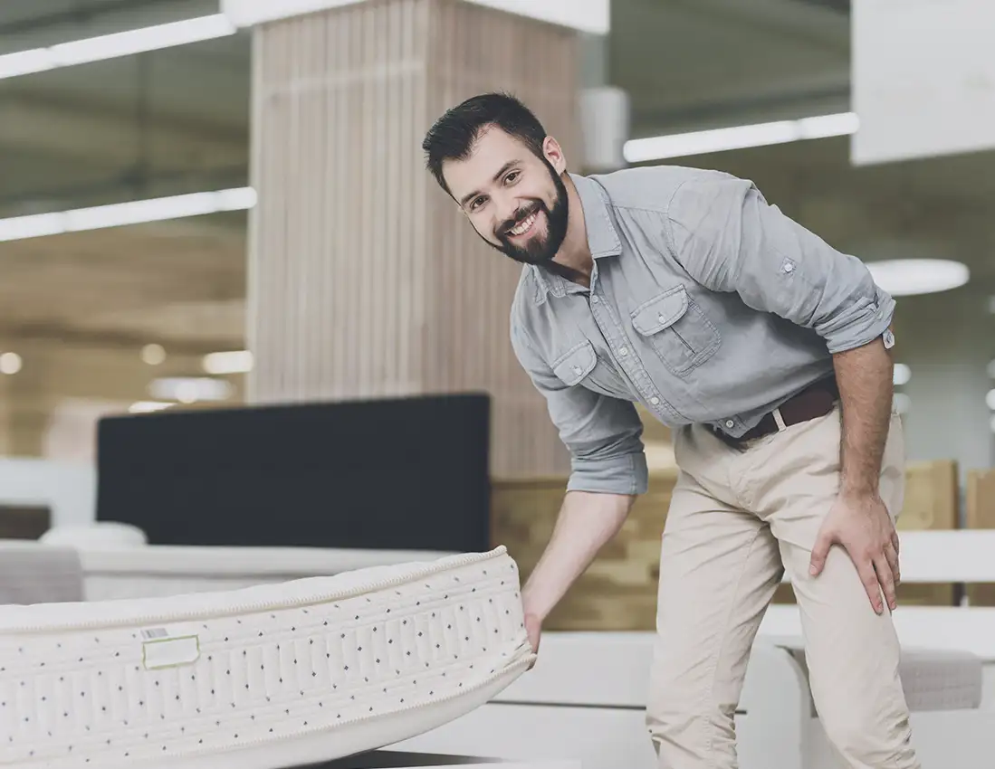 prova materasso negozio